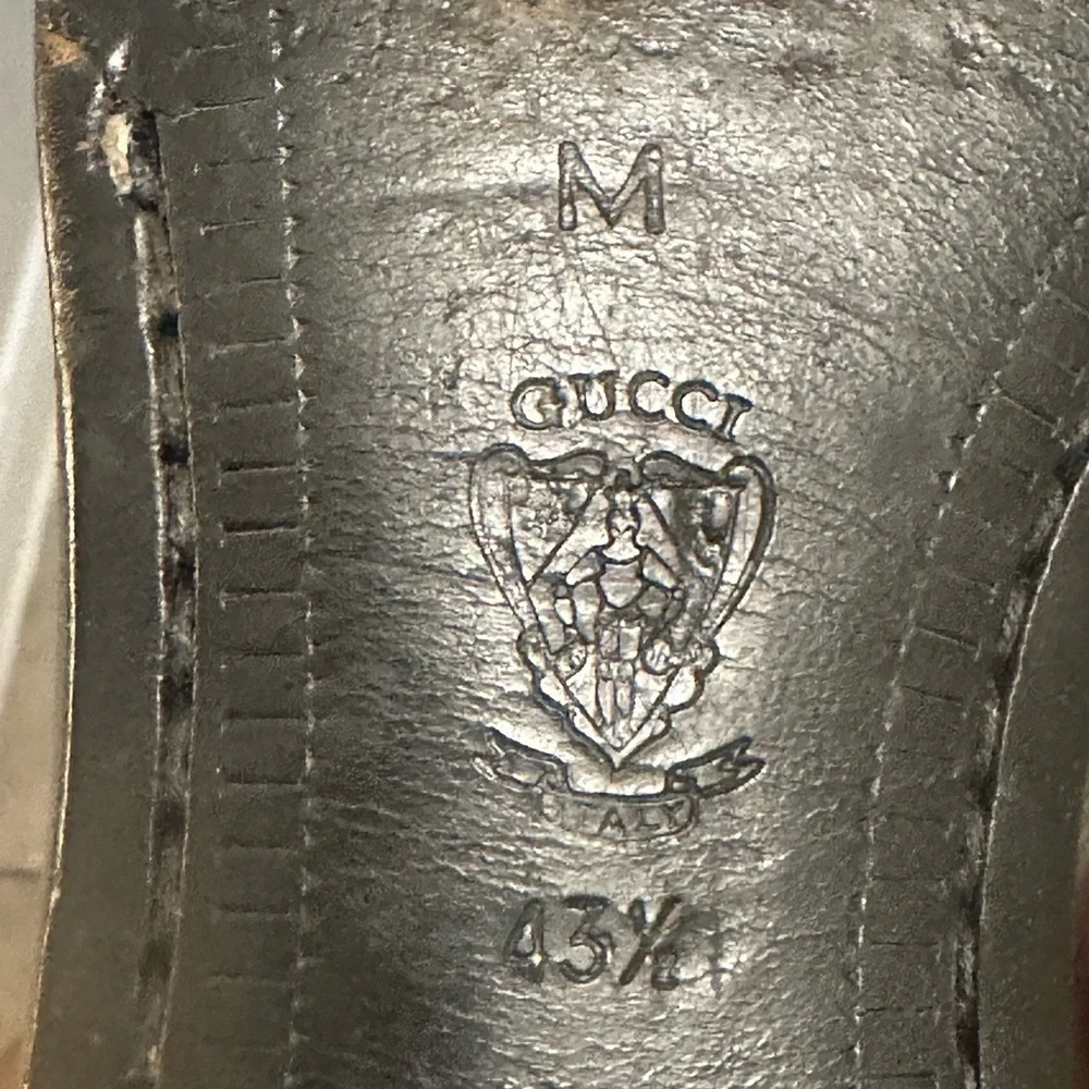 Gucci Men's Black Loafers size 43.5
